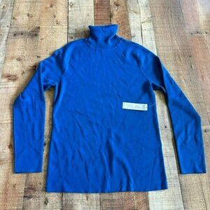 Chicos blue high neck long sleeve top women's 1 -(M)